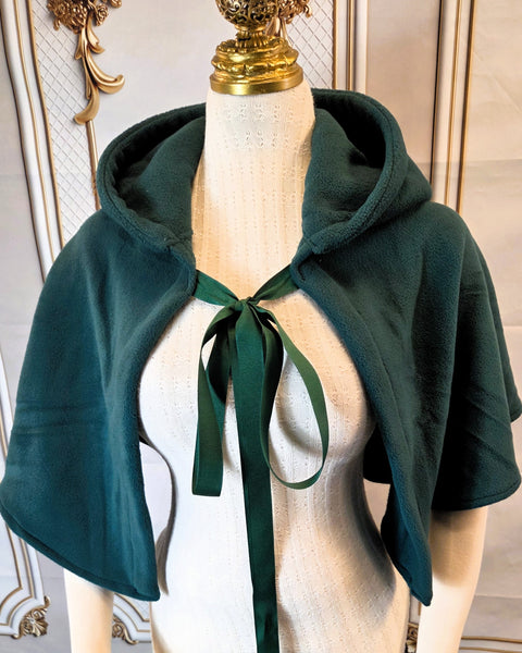 Fleece Cloak- Capelet Length