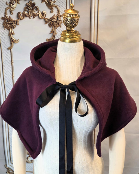 Fleece Cloak- Capelet Length