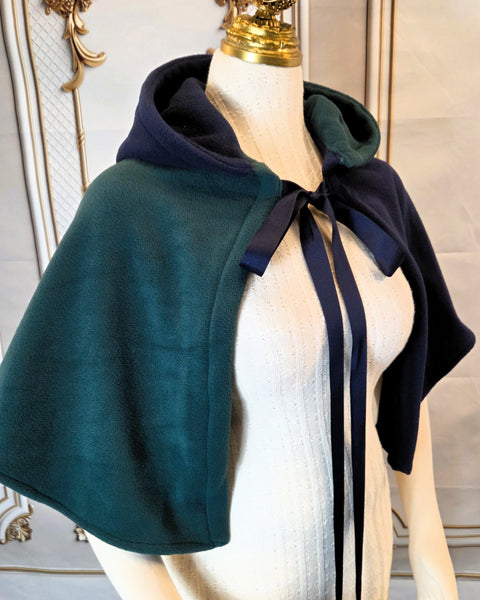 Fleece Cloak- Capelet Length