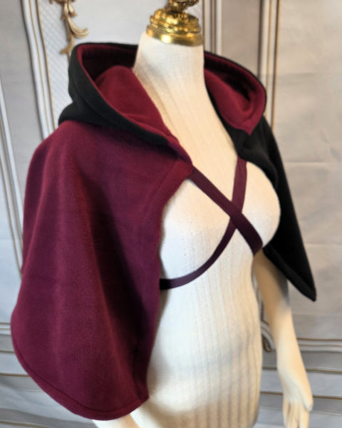 Fleece Cloak- Capelet Length