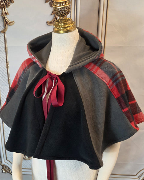 Fleece Cloak- Capelet Length