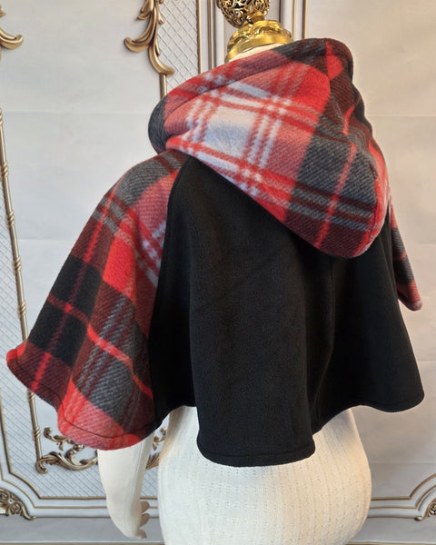 Fleece Cloak- Capelet Length