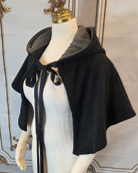 Fleece Cloak- Capelet Length