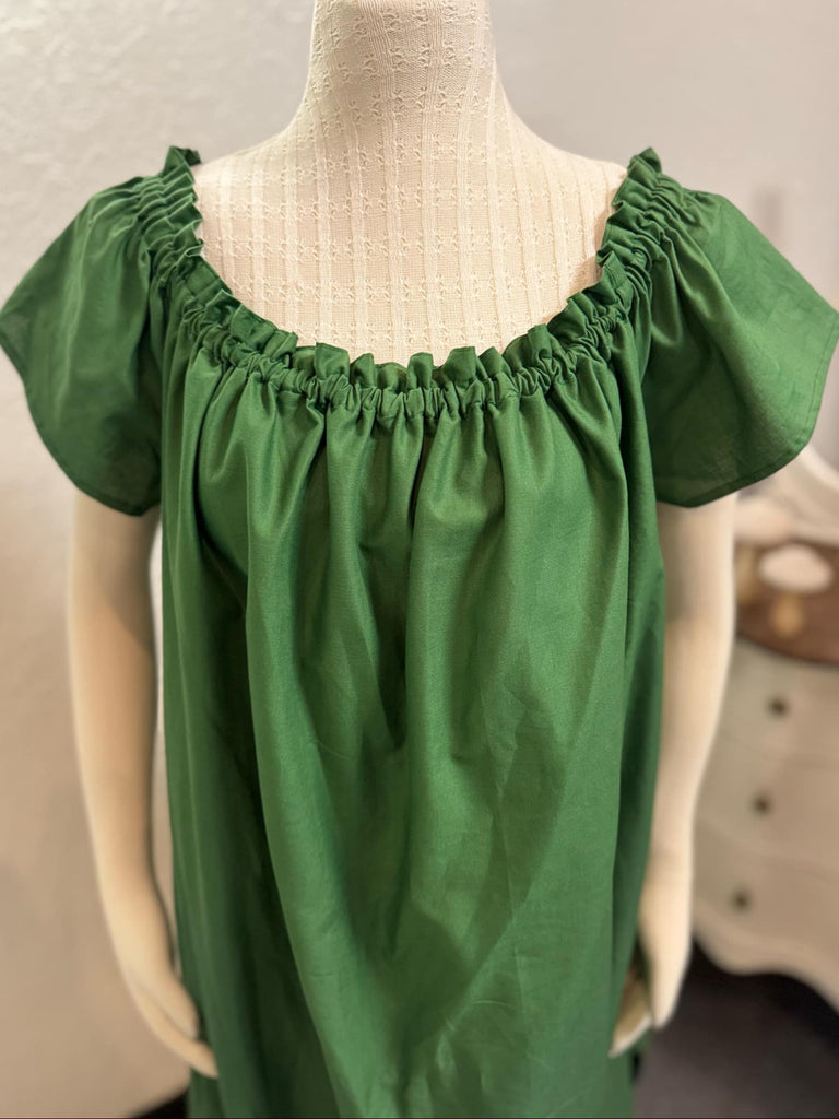 Chemise - Midi / Tea Length- Cap Sleeve - Regency Shift - Nightgown