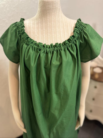 Chemise - Midi / Tea Length- Cap Sleeve - Regency Shift - Nightgown