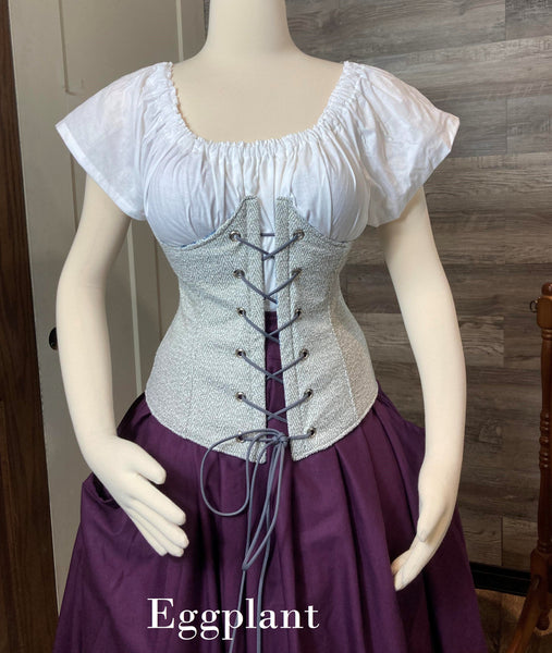 Solid Skirt with Pockets- Shades of Red