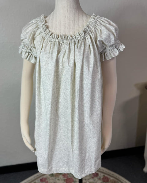 Chemise -Ruffled Short Sleeve - Variety of Colors