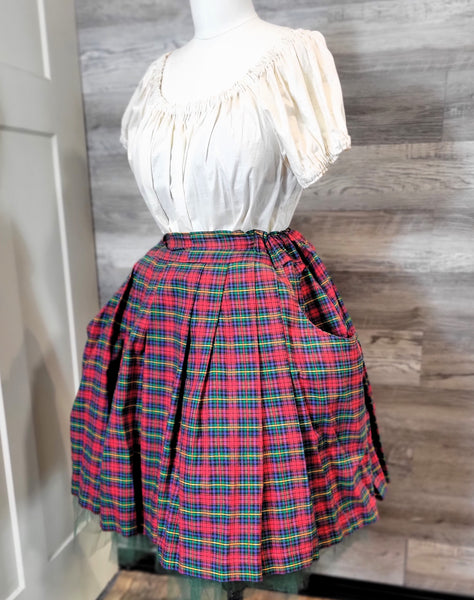 Flirty Length Drawstring Skirt with Pockets - Variety of Prints