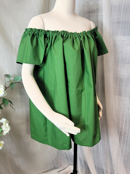 Chemise - Elastic Neck - Cap Sleeve - Variety of Colors