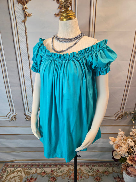 Chemise -Ruffled Short Sleeve - Variety of Colors