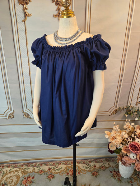 Chemise -Ruffled Short Sleeve - Variety of Colors