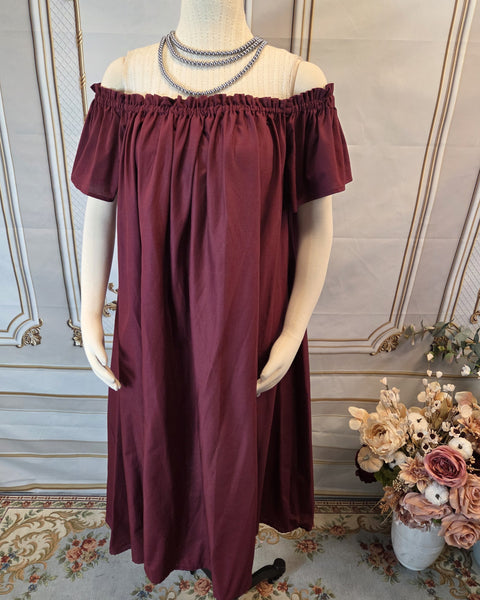 Chemise - Midi / Tea Length- Cap Sleeve - Regency Shift - Nightgown