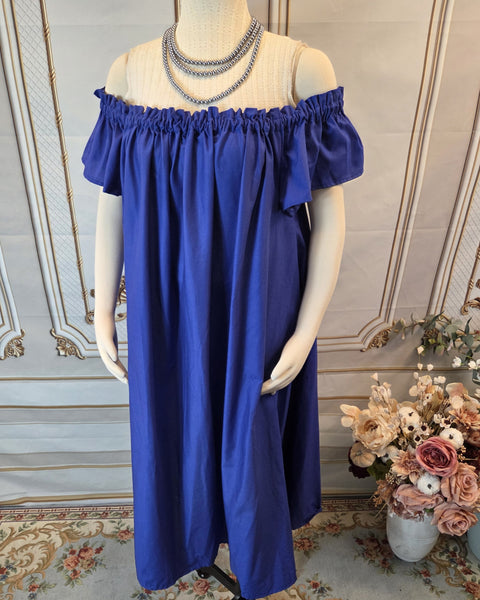 Chemise - Midi / Tea Length- Cap Sleeve - Regency Shift - Nightgown