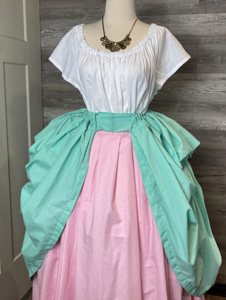 Bustled Over Skirt - Variety of Colors