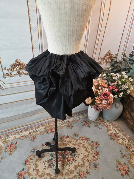 Short Bustled Over Skirt - Variety of Colors