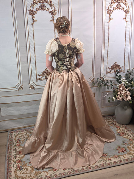 Ruffled Bustling Over Skirt