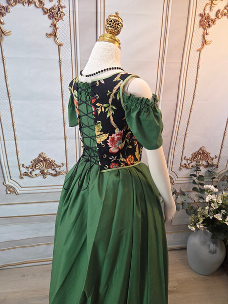 Cottage Bodice - Dark Floral