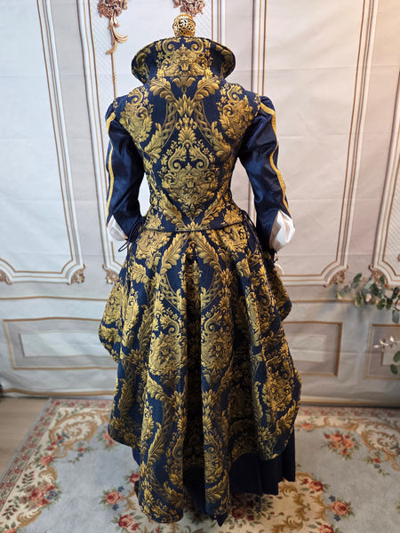 Evil Queen Bustle Over Skirt - Chenille Brocade - EaGenie's Scots 'n Knots