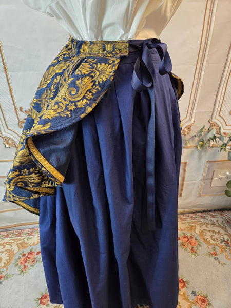 Evil Queen Bustle Over Skirt - Chenille Brocade - EaGenie's Scots 'n Knots