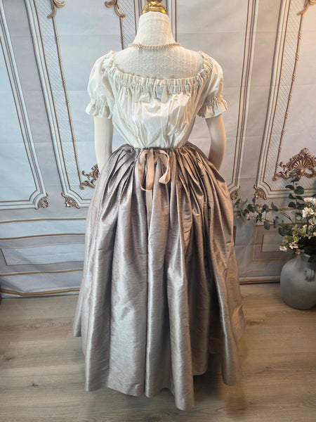 Dupioni Skirt with Pockets