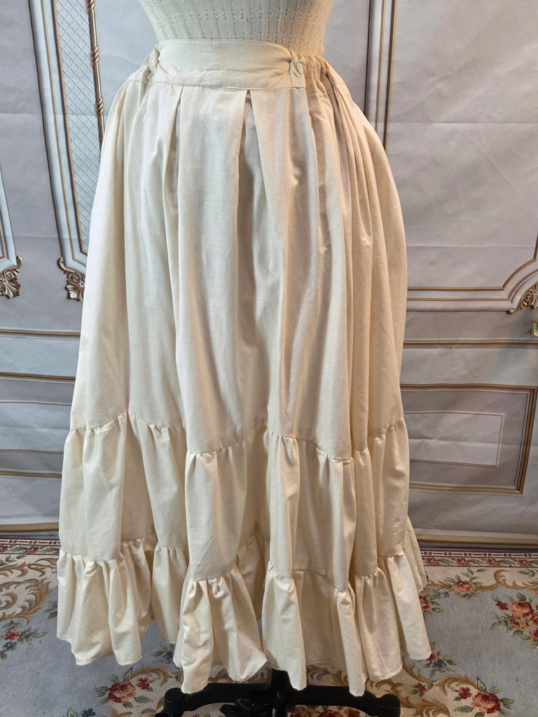Ruffled Muslin Drawstring Petticoat