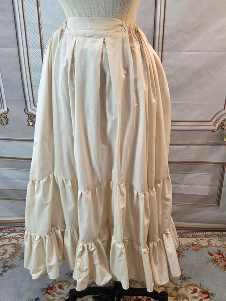 Ruffled Muslin Drawstring Petticoat