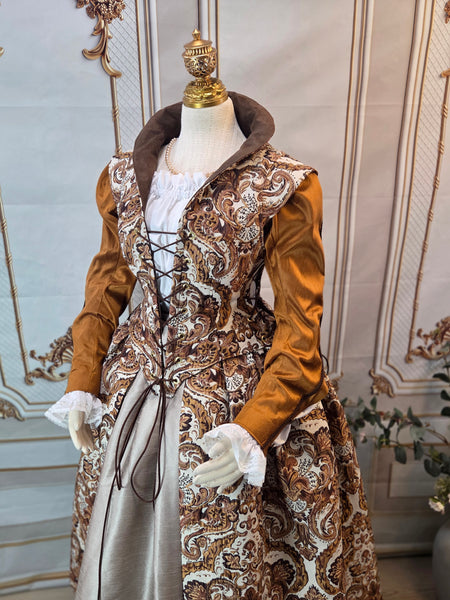Elizabethan Sleeves- Tie on - Dupioni