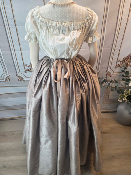 Dupioni Skirt with Pockets