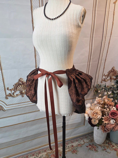 Short Bustled Over Skirt - Variety of Colors