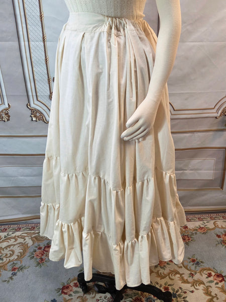 Ruffled Muslin Drawstring Petticoat