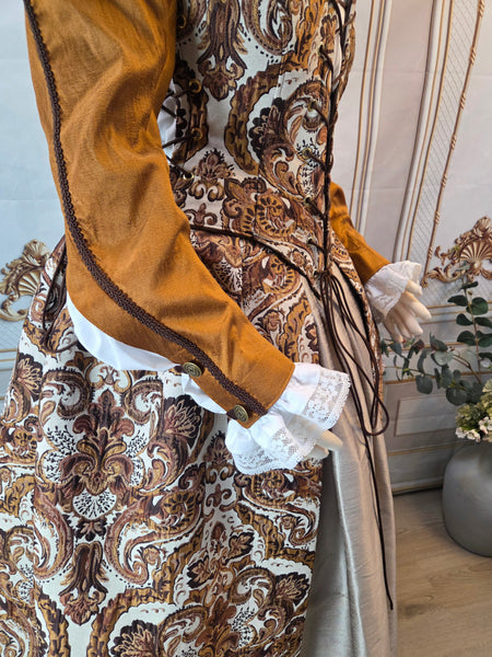 Elizabethan Sleeves- Tie on - Dupioni
