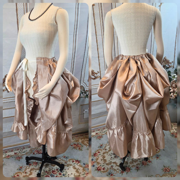 Ruffled Bustling Over Skirt