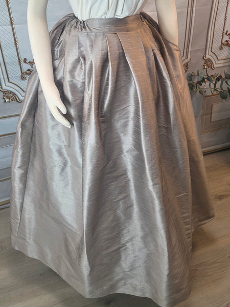 Dupioni Skirt with Pockets