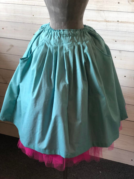 Flirty Length Drawstring Skirt with Pockets - Variety of Colors