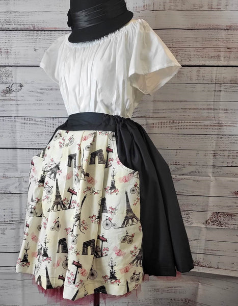 Flirty Length Drawstring Skirt with Pockets - Variety of Prints