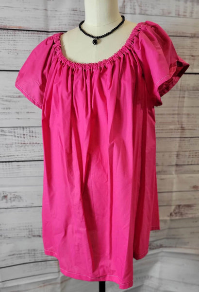 Cotton Chemise - Cap Sleeve - Variety of Colors