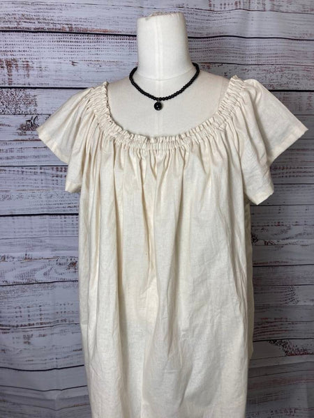 Chemise - Elastic Neck - Cap Sleeve - Variety of Colors