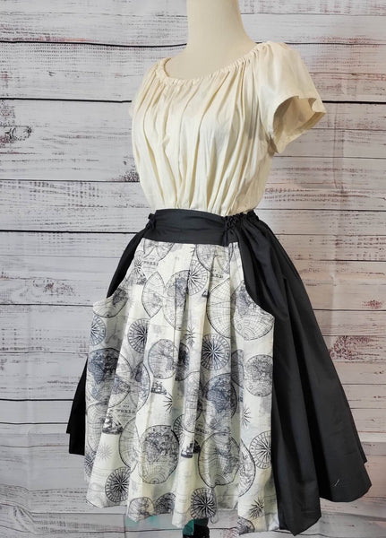 Flirty Length Drawstring Skirt with Pockets - Variety of Prints