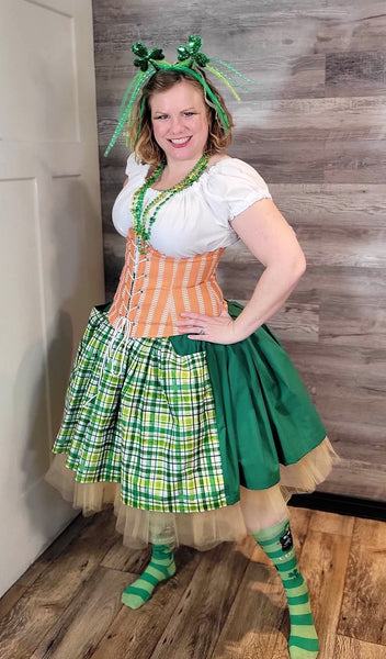 Flirty Length Drawstring Skirt with Pockets - Variety of Prints
